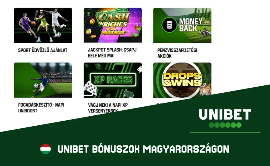 Unibet bónuszok