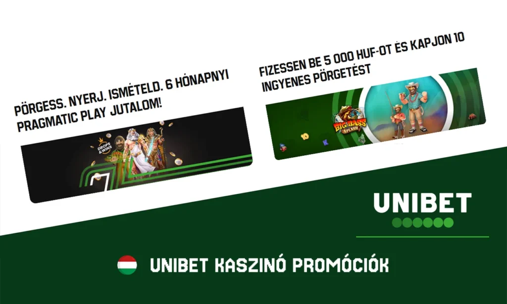 Unibet Kaszinó Bónuszok