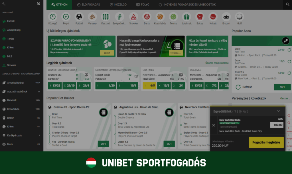 Unibet Sportfogadás